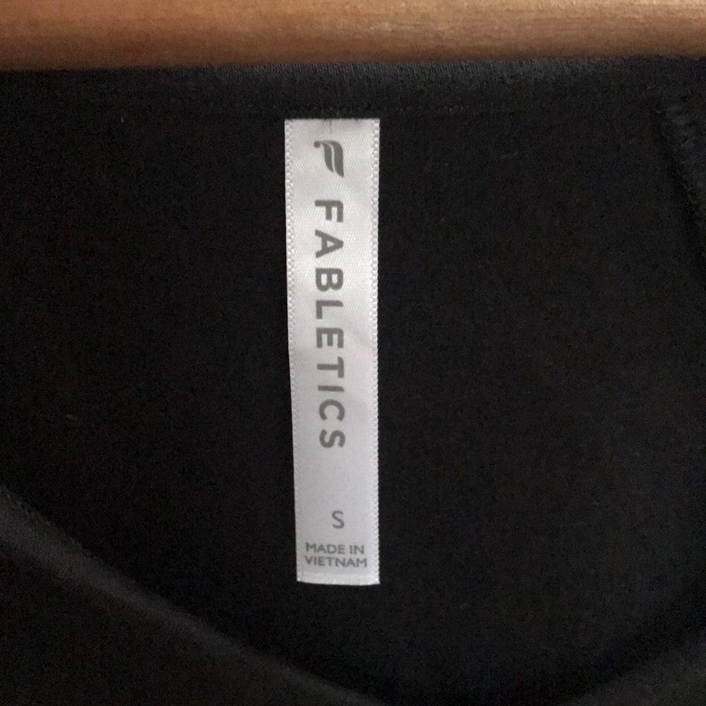 Fabletics Black Twist Front Pullover Sweatshirt - image 6